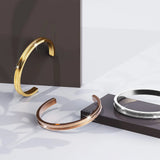 Boxed Make it Gold Earrings & Bangle Set in Rose Gold