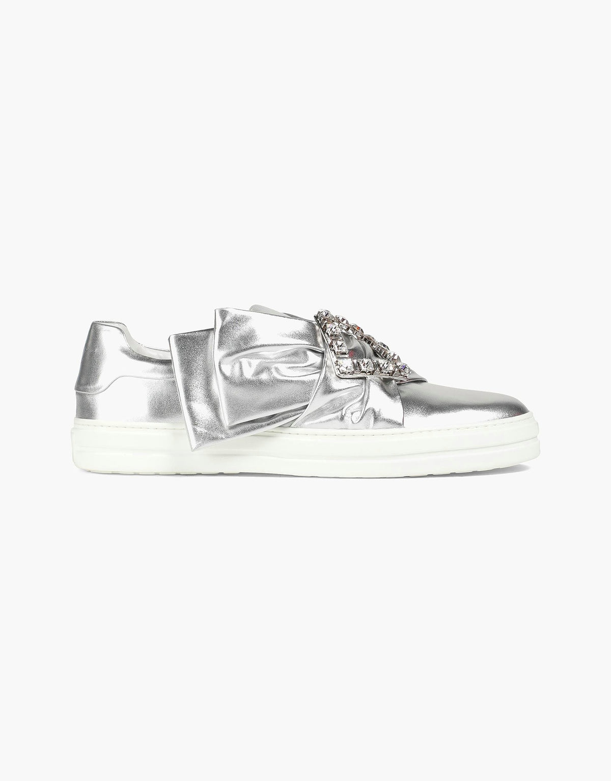 Roger Vivier Womens Sneakers - Silver