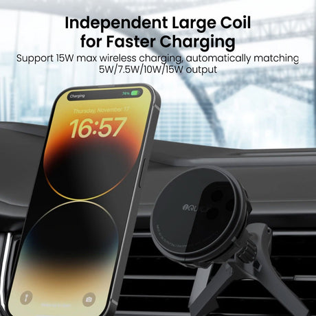 iQuick 15W Magnetic Car Mount Charger Cooling Semiconductor Radiator IC9