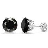 Bullion Gold Nabeeyla Black Stud Earrings