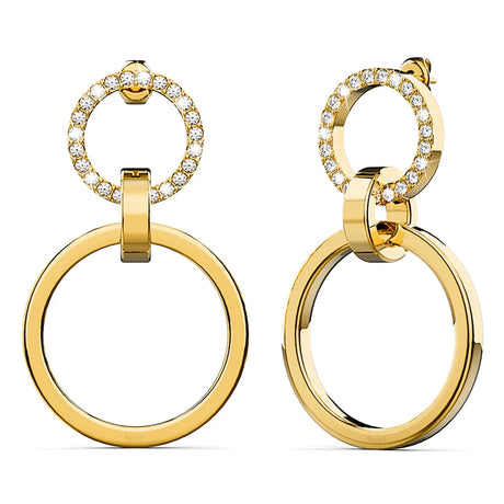 Boxed Orbit of Radiance Earrings & Beauty Bracelet Set with SWAROVSKI® Crystal in Gold