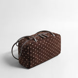 Vintage Polka Dot Suede Pillow Bag – Shoulder & Underarm Bag