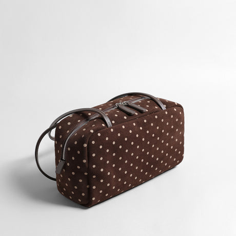 Vintage Polka Dot Suede Pillow Bag – Shoulder & Underarm Bag