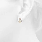 Krystal Couture Rosie Stud Earrings Embellished with Swarovski Crystals