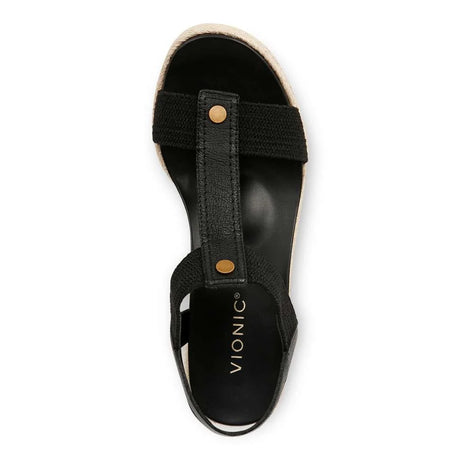 Vionic Calera Wedge - Black Leather