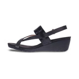 Revere Honolulu Back Strap Wedge - Onyx/Black Lizard