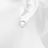 Bullion Gold Screw Nail Drop Earrings