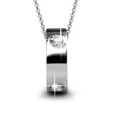 Krystal Couture Ring Pendant Necklace Embellished with SWAROVSKI Crystals