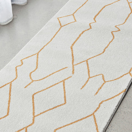 Paradise Ivy Gold Runner Rug