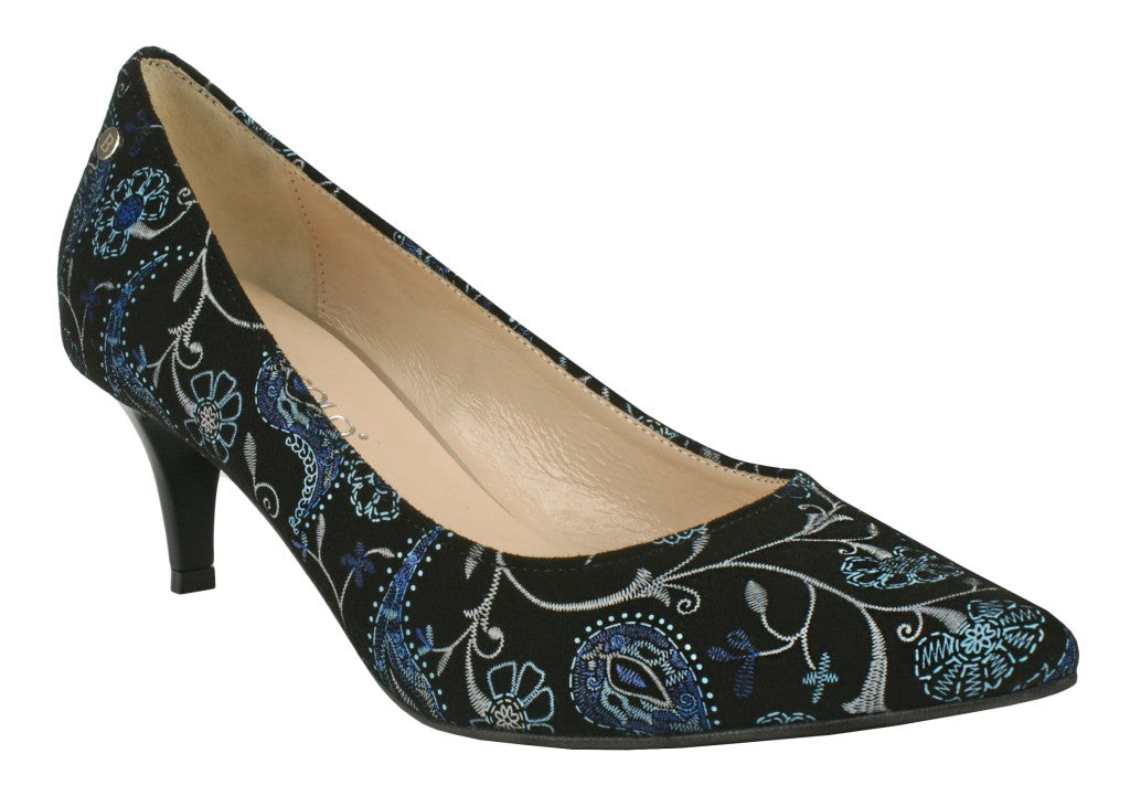Bosccolo Womens High Heels - Blue/Black