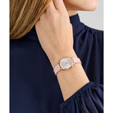 Ted Baker Womens Staciie 28mm Pink Dial and Embossed Leather Strap