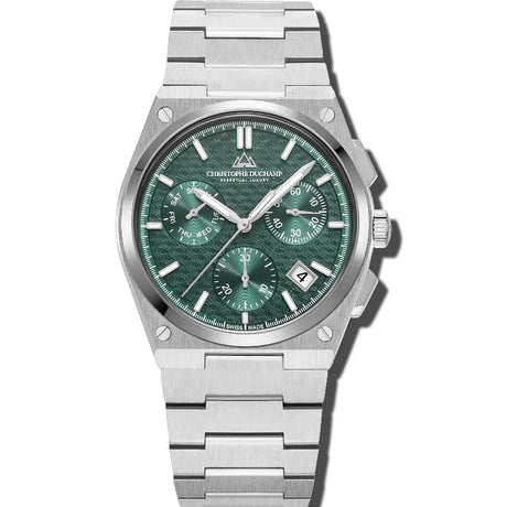 Christophe Duchamp Attitude Chrono - Green Dial & 316L Stainless Steel Strap