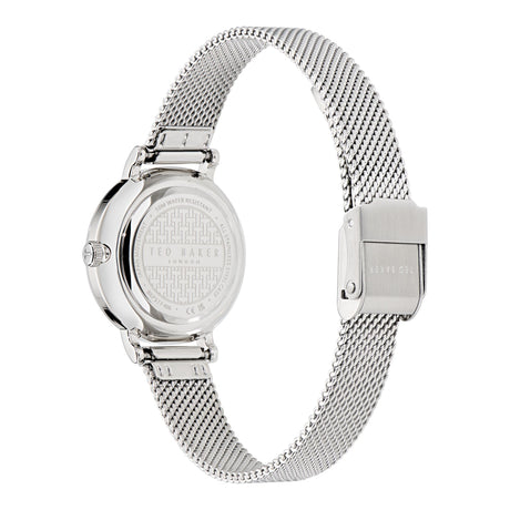 Ted Baker Womens Staciie 28mm Mother of Pearl Dial with Silver-Tone Mesh Strap