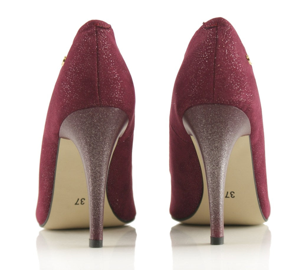 Bosccolo Womens Spike Heels - Dark Red