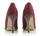 Bosccolo Womens Spike Heels - Dark Red