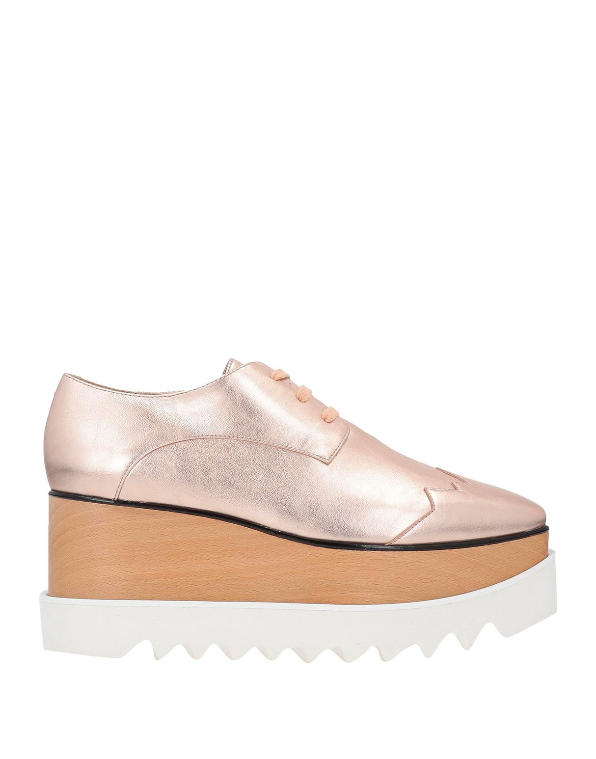 Stella Mccartney Womens Lace-Up Shoes - Rose gold
