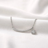 Krystal Couture Sparkling Pendant Necklace in White Gold Embellished with Swarovski Crystals