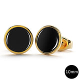 Bullion Gold Mitch Stud Earrings 10mm