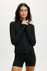 Cotton On Body Active Core Zip Through Long Sleeve