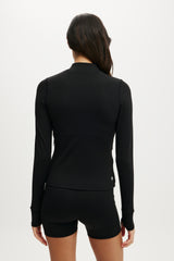 Cotton On Body Active Core Zip Through Long Sleeve