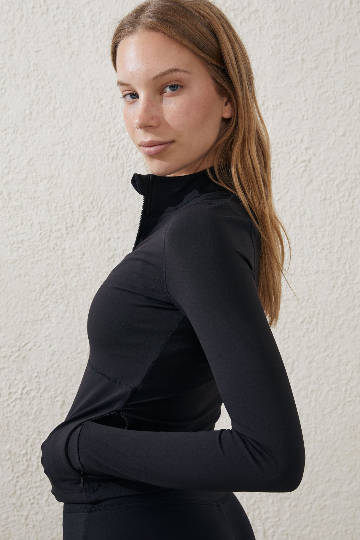 Cotton On Body Active Core Zip Through Long Sleeve