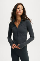 Cotton On Body Active Core Zip Through Long Sleeve