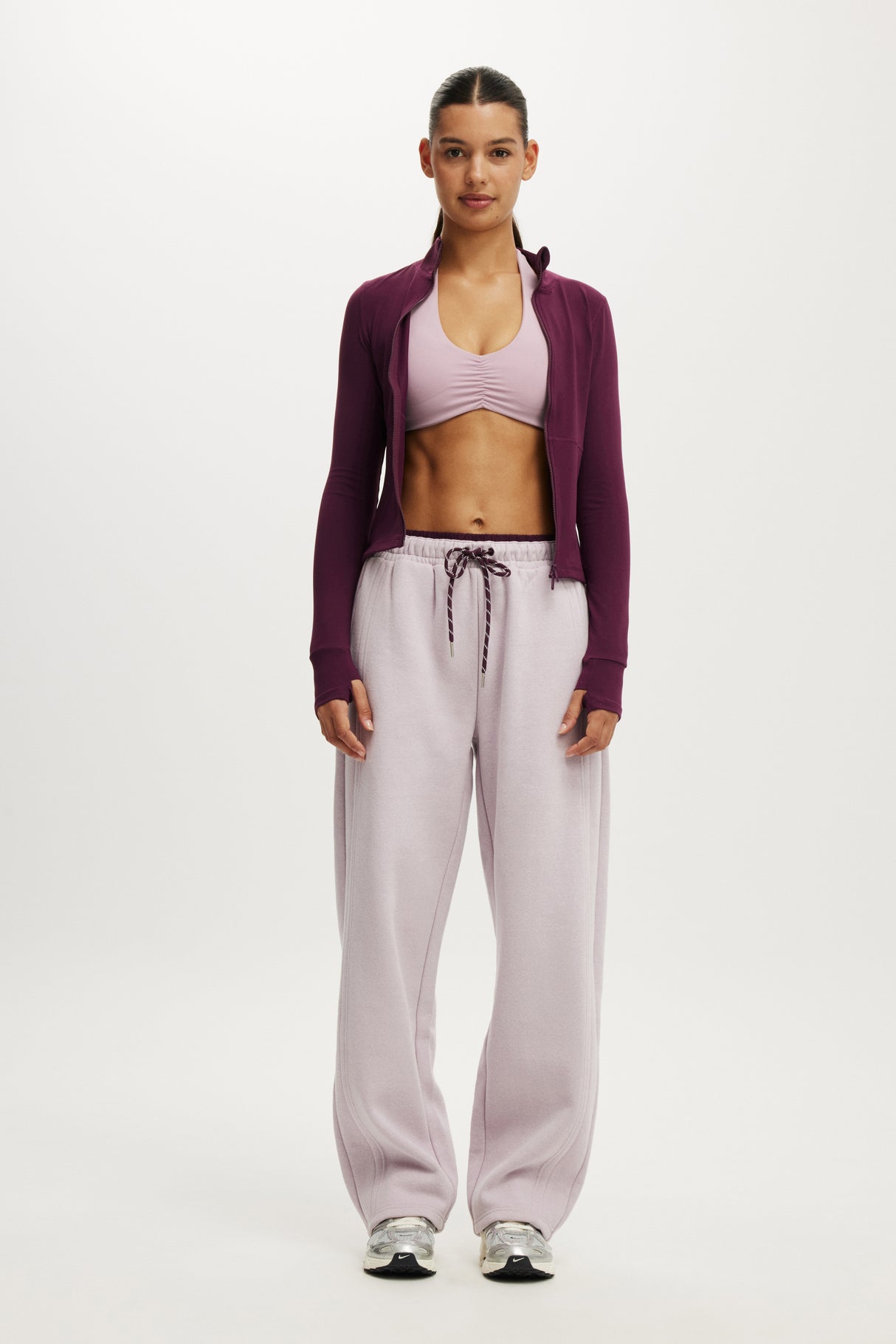 Cotton On Body Active Core Zip Through Long Sleeve
