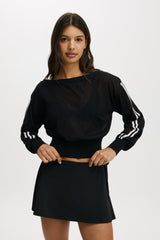 Cotton On Body Sheer Asymmetric Knit