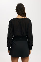 Cotton On Body Sheer Asymmetric Knit