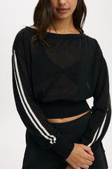 Cotton On Body Sheer Asymmetric Knit