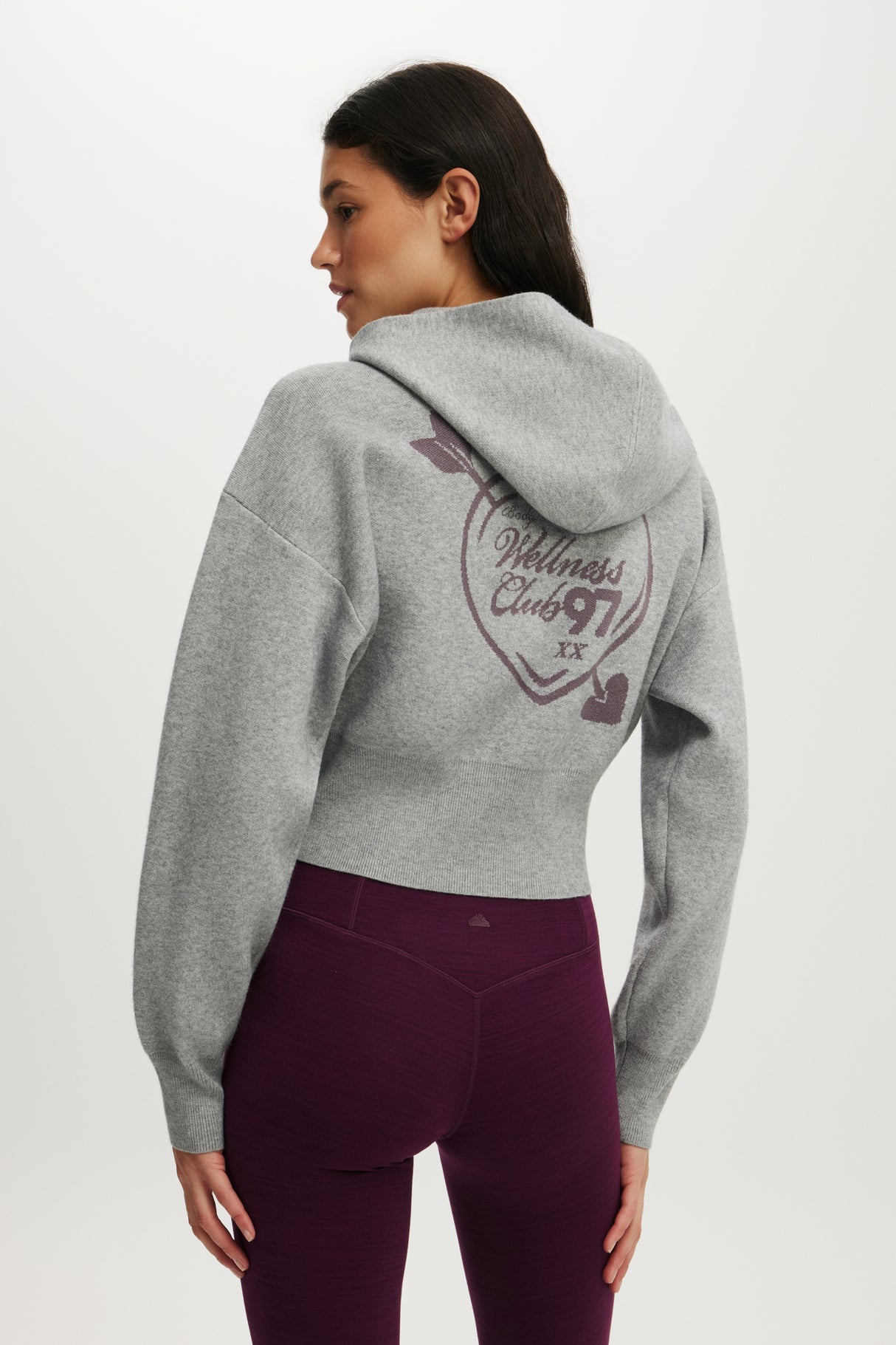 Cotton On Body Knit Cropped Zip Through