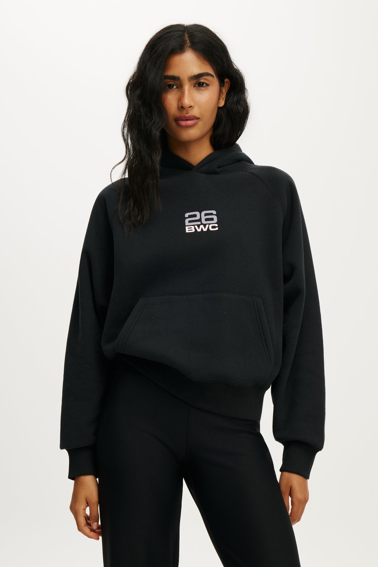 Cotton On Body Plush Premium Graphic Raglan Hoodie
