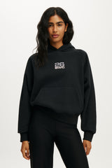 Cotton On Body Plush Premium Graphic Raglan Hoodie