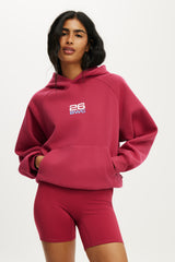 Cotton On Body Plush Premium Graphic Raglan Hoodie