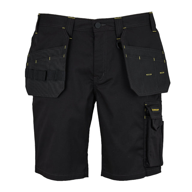 Dunlop Men's On Site Work Shorts in Black