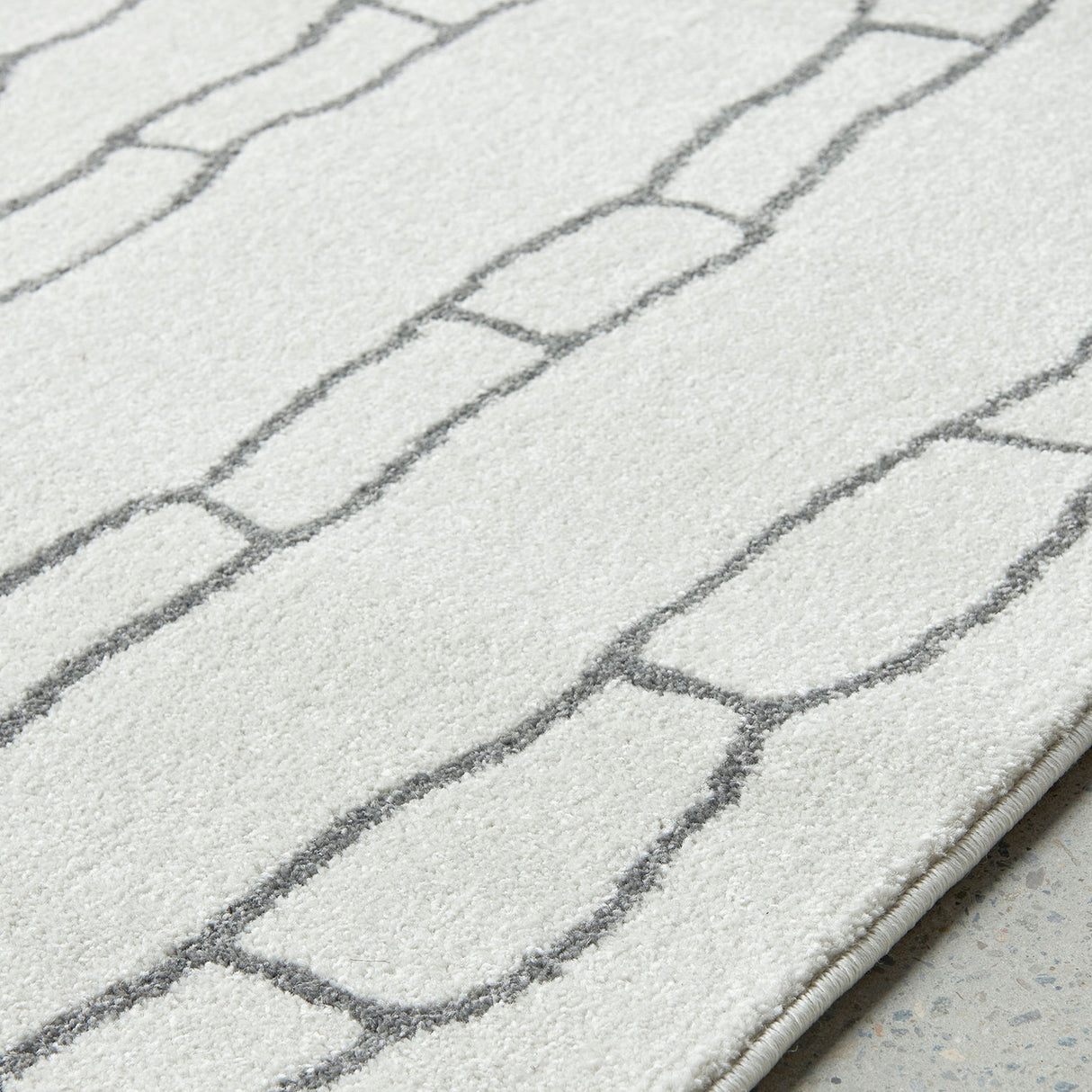 Paradise Amy Grey Runner Rug