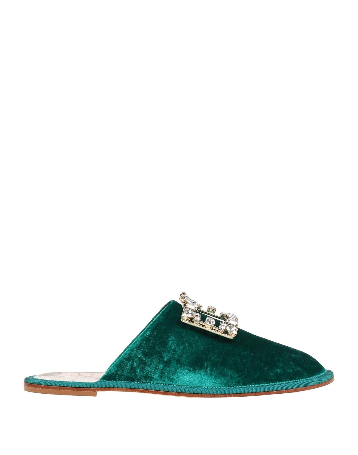 Roger Vivier Womens Mules & Clogs - Emerald green