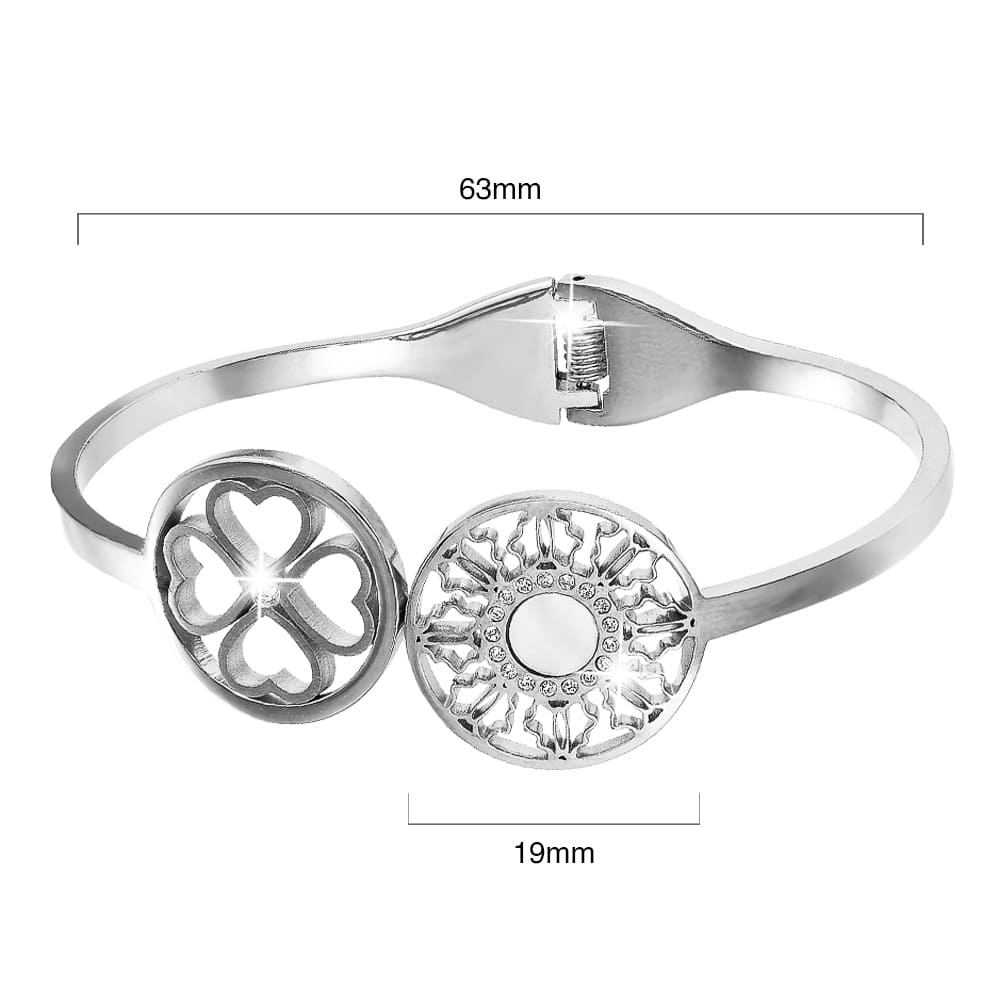 Boxed 2pc White Gold Layered Jewellery Gift Set