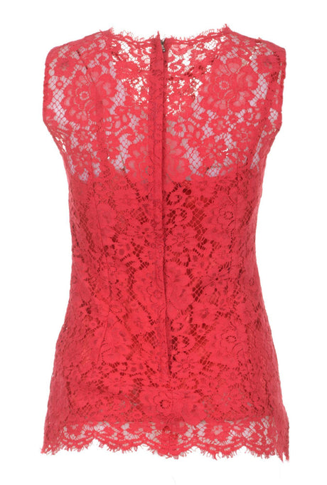 Dolce & Gabbana Women Laced Sleeveless Top