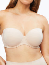 Nancy Ganz Body Define Strapless Bra - Warm Taupe