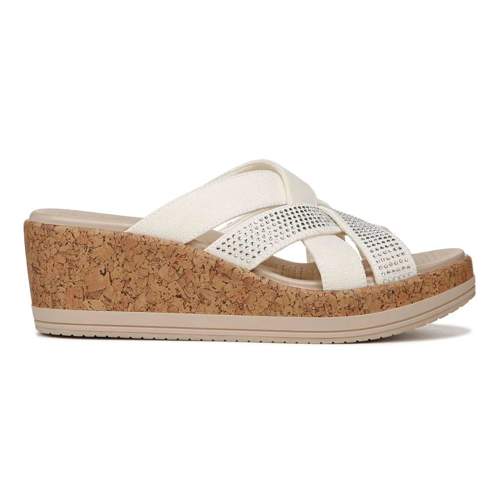 Bzees Reign Wedge Sandal - Sugar