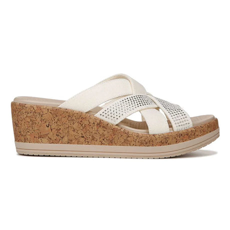 Bzees Reign Wedge Sandal - Sugar