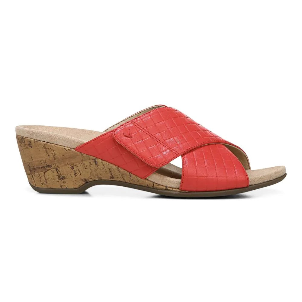 Vionic Leticia Wedge Sandal - Poppy