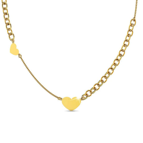 Bullion Gold Share Hearts in Gold Layered Steel Jewellery