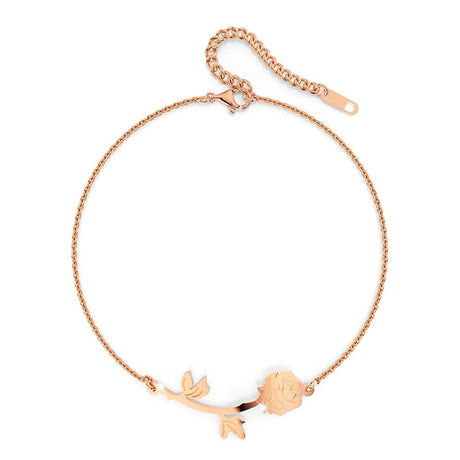 Bullion Gold One Piece Rose Bracelet in Rose Gold Layered Steel Jewellery