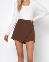 Madison The Label Marselle Skort - Choc