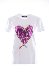Dolce & Gabbana Women Heart Short Sleeves T-shirt