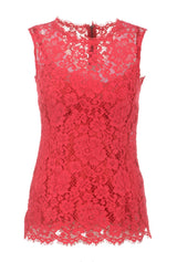 Dolce & Gabbana Women Laced Sleeveless Top