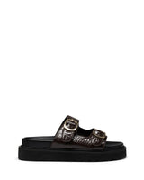 Therapy Venom Chocolate Patent Croc PU