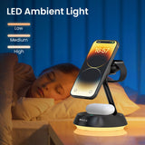 iQuick Twig 2 Multi Functions Wireless Charger with LED Ambient Light - White